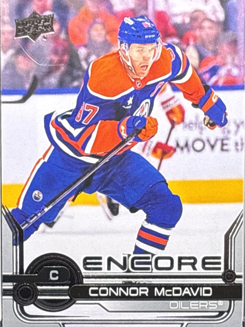 Upper Deck Connor McDavid Oilers Trading Card - Encore